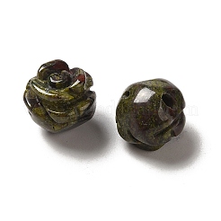 Натуральный драконья кровь резной цветок разбросанные бусины G-O156-B-36