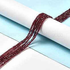 Гранат природный бисер нитей G-B026-09