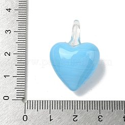 Рождество ручной работы Lampwork подвески LAMP-L081-01H