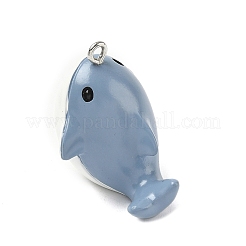 Подвески из непрозрачной смолы с морской тематикой&nbsp;LS-RESI-P047-01G-P