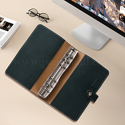 Прямоугольная обложка для блокнота с отрывными листами из искусственной кожи&nbsp;AJEW-WH20060-88C