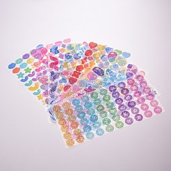 8 лист 8 вида водостойких лазерных пластиковых самоклеящихся наклеек DIY-SZ0002-60