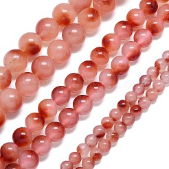 Натуральный Malaysia нефритовые бусы пряди&nbsp;G-B165-C01-4mm