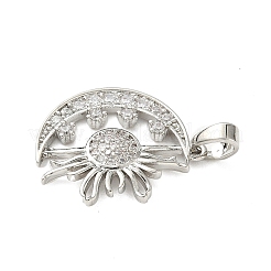 Латунные микро проложить кубического циркония подвески&nbsp;LS-KK-F914-02C-P