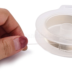 Runder Kupferdraht für die Schmuckherstellung&nbsp;LS-CWIR-WH0001-0.3mm-04-1