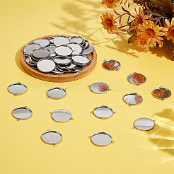 50 шт. оправы для кабошонов из нержавеющей стали 304 STAS-HY0001-88