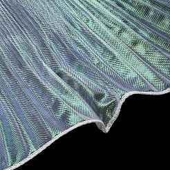 Переливающиеся плиссированные ленты из полиэстера&nbsp;OCOR-XCP0002-27