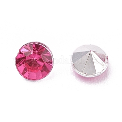 Imitazione taiwan acrilico con strass a punta sul retro cabochon&nbsp;GACR-A003-4.5mm-02