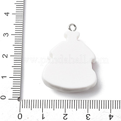 Рождественские подвески из непрозрачной смолы RESI-A049-05I