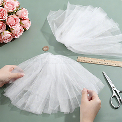 Manches d'épaule en maille polyester pour la mariée&nbsp;AJEW-WH0596-885A