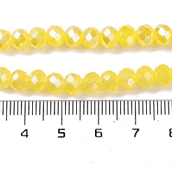 Запекание гальванических нитей стеклянных бусин&nbsp;DGLA-A039-J8mm-B23