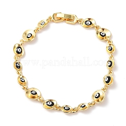 Bracciali a catena in ottone per donna&nbsp;BJEW-D387-03G-04