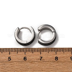 Серьги-кольца из нержавеющей стали 304&nbsp;EJEW-D331-03PB