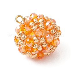 Подвески из гальванического стекла&nbsp;PALLOY-MZ00879-07