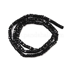 Бусины из натурального черного оникса&nbsp;G-G345-C37-2x4mm