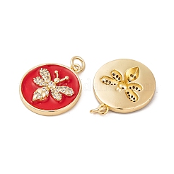 Латунные микро проложить кубического циркония подвески&nbsp;KK-E108-02G