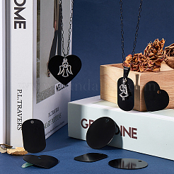 30шт. 3-х стилевые алюминиевые подвески ALUM-SC0001-10