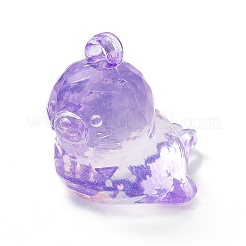 Прозрачные пластиковые подвески KY-D017-03