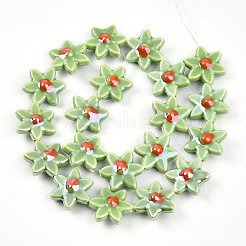 Фарфора ручной работы бисер нитей PORC-N008-10D