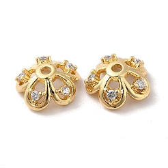 Латунь микро проложить кубический цирконий шарик&nbsp;KK-E068-VF844-2