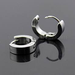 Messing huggie Creolen&nbsp;EJEW-EE0002-252F