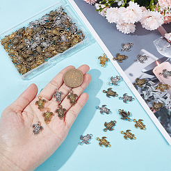 120 шт. 3 цвета подвески-соединители из цинкового сплава в тибетском стиле&nbsp;FIND-NB0003-83