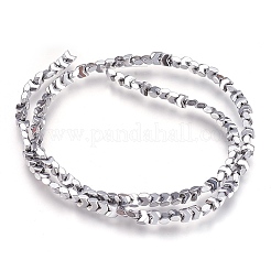 Electroplate non magnetici ematite sintetico fili di perline&nbsp;G-I208-20