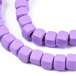 Chapelets de perle en pâte polymère manuel&nbsp;CLAY-S092-78H