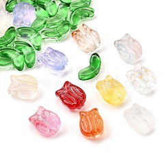 40шт 2 стиля прозрачные стеклянные бусины&nbsp;GLAA-FP0001-26