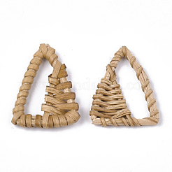 Ciondoli intrecciati a mano canna / rattan intrecciati&nbsp;X-WOVE-T006-141B