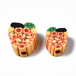 Ручной винограда полимерной глины бусы CLAY-TD001-41E