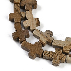 Natürliches Bild Jaspis Perlen Stränge&nbsp;G-I369-A05-02