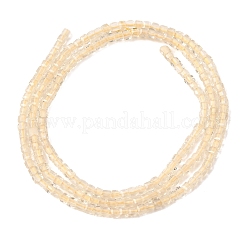 Brins de perles de quartz citron naturel chauffées&nbsp;GG-CBA4808-B01-01