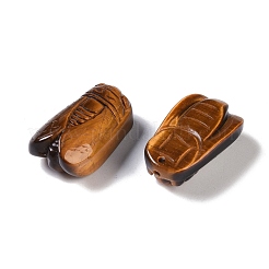 Подвески с резными насекомыми из натурального тигрового глаза&nbsp;G-I361-04A