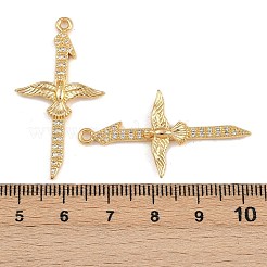 Латунные микро проложить кубического циркония подвески&nbsp;KK-F910-18G