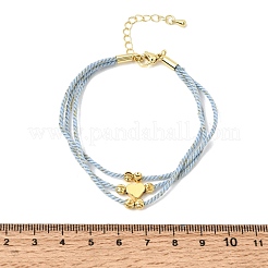 Polyester-Multi-Strang-Armbänder&nbsp;FB-CBA983F-02G-02