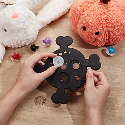 Werkzeug zum Einsetzen von Sicherheitsaugen aus Holz in Totenkopfform&nbsp;DIY-WH0888-182