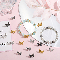 120шт бусины из сплава 4 цветов FIND-SC0011-91