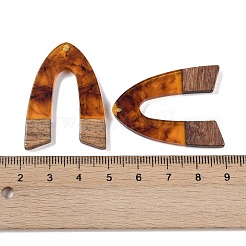 Подвески из смолы и дерева&nbsp;WOOD-F015-16C