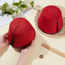 Турецкая шляпа из фетра и полиэстера AJEW-WH0007-61