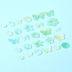 60 г прозрачных акриловых бусин OACR-FS0001-90C