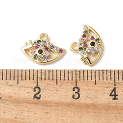 Pendentifs en laiton zircon cubique transparent&nbsp;KK-Q031-47G-05