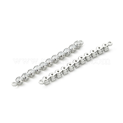 Verbindungsanhänger mit durchsichtigem Zirkonia-Pavé aus Messing&nbsp;XGRQ3P326-640P