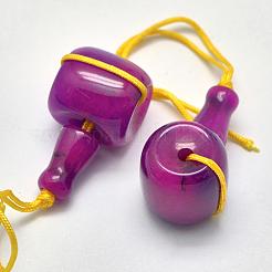 Естественно нефрита 3 отверстие гуру шарики G-K208-02-A-15