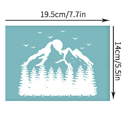 Самоклеящийся трафарет для шелкографии DIY-WH0173-008
