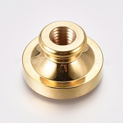 Messingrohlingstempelkopf&nbsp;DIY-WH0148-09B