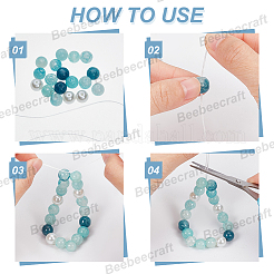 2 рулон плоской эластичной стринги из спандекса с кристаллами EW-BBC0001-02B-01