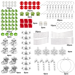 162 x DIY-Set zur Herstellung von Ohrringen mit Weihnachtsmotiven.&nbsp;DIY-SC0015-42