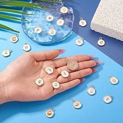 20 шт. 10 подвески из латуни с эмалью на морскую тематику&nbsp;KK-TA0002-04