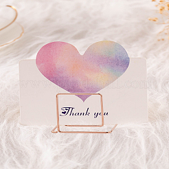 12 шт. двухцветные держатели для карточек из углеродистой стали&nbsp;AJEW-LP0010-24